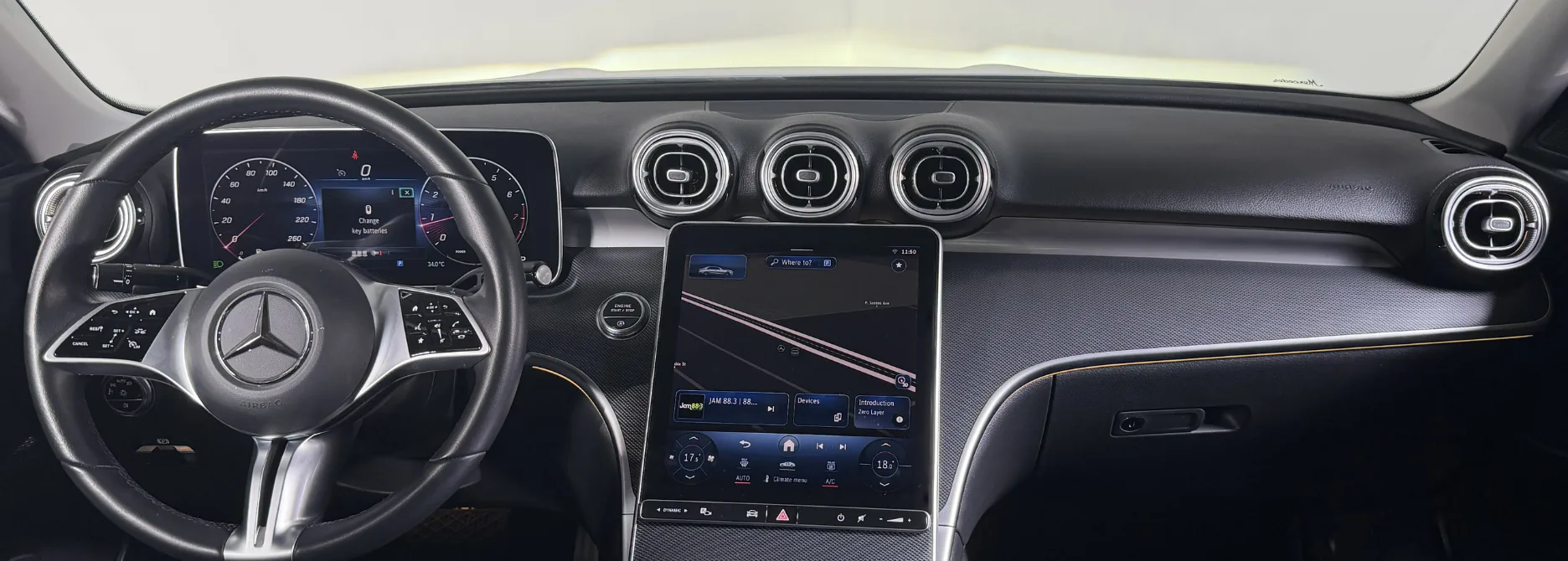 C180 Avantgarde (NKP 3734) Interior Dashboard